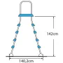 Drabina z platformą 142 cm 2x4 stopnie Gre AR11680