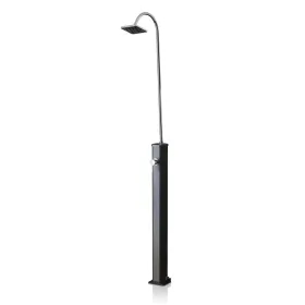 Kwadratowy prysznic solarny 18 l aluminiowy w kolorze czarnym Gre SSAL18