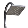 Kwadratowy prysznic solarny 18 l aluminiowy w kolorze czarnym Gre SSAL18