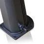 Kwadratowy prysznic solarny 18 l aluminiowy w kolorze czarnym Gre SSAL18