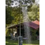 Kwadratowy prysznic solarny 18 l aluminiowy w kolorze czarnym Gre SSAL18