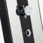 Prysznic solarny aluminiowy Luxe 38 l z kranem do mycia stóp i spryskiwacze Gre DSALP38