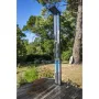 Prysznic solarny aluminiowy Luxe 38 l z kranem do mycia stóp i spryskiwacze Gre DSALP38