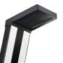 Prysznic solarny aluminiowy Luxe 38 l z kranem do mycia stóp i spryskiwacze Gre DSALP38