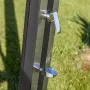 Aluminiowy Prysznic Solarny Luxe 38 l z myjką do stóp Gre DSALP38B