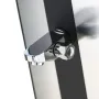 Aluminiowy Prysznic Solarny Luxe 38 l z myjką do stóp Gre DSALP38B
