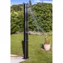 Aluminiowy Prysznic Solarny Luxe 38 l z myjką do stóp Gre DSALP38B