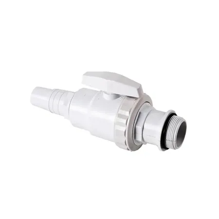 Zawór odcinający z 1 złączką Ø32/38 mm do zestawu filtracyjnego