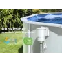 Skimmer do basenu z białą dyszą impulsową Gre AR100