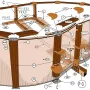 Części Zamienne do Owalnych Basenów Imitacji Drewna z Systemem Omega 132 cm