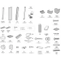 Części Zamienne do Owalnych Basenów Imitacji Drewna z Systemem Omega 132 cm