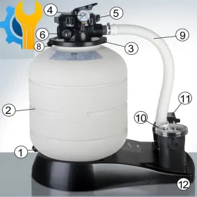 Części zamienne do Filtrów Piaskowych Gre FA6070