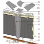 Części Zamienne do Okrągłych Basenów Imitacja Kamienia 120 cm