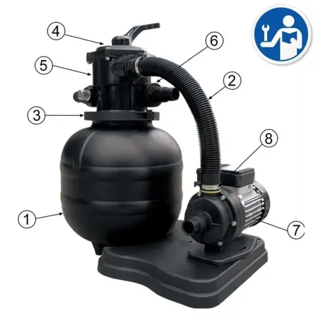 Części zamienne do Filtrów Piaskowych Gre FAE300