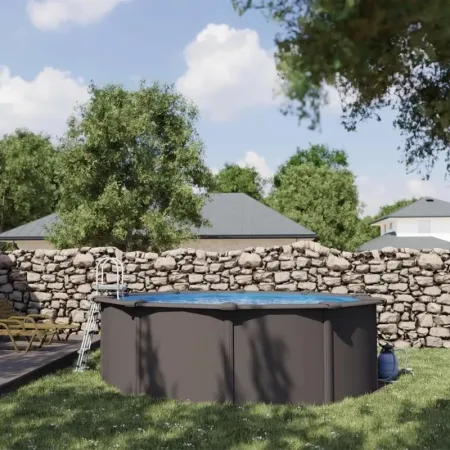 Basen Gre Antracyt 460x132 KITPR458GY